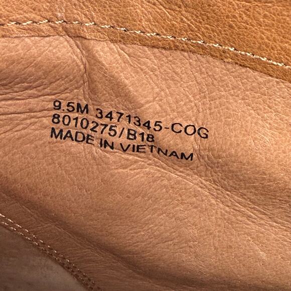 Frye Jennifer Leather Ankle Bootie Cognac Zip Up Women’s Size 9.5M US - Picture 8 of 8